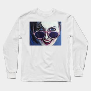 Summer - Portrait Of A Woman Long Sleeve T-Shirt